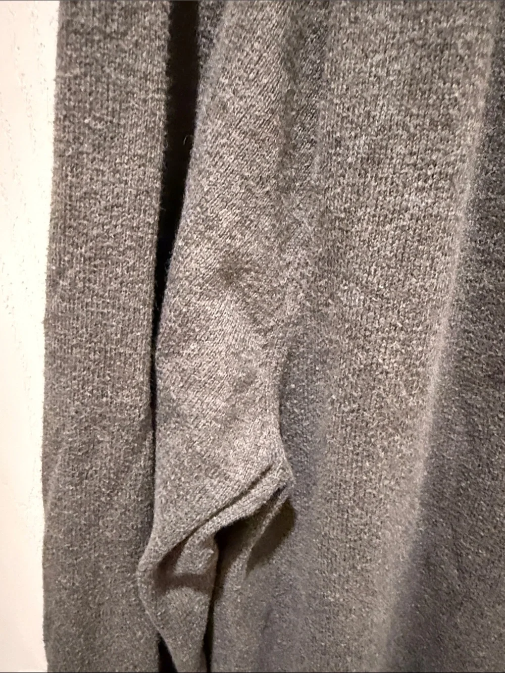 J. Crew Men’s V-Neck Sweater in Charcoal Gray